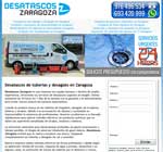 Micrositio Desatascos Zaragoza