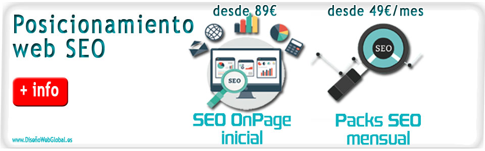 Ofertas de posicionamiento web SEO en Diseño Web Global