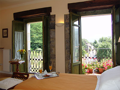 Inside of the country cottage La Villa de Palacios in Cantabria (Spain)