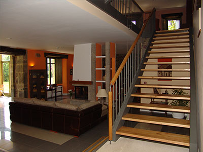 Interiores Casa Rural Villa de Palacios en Cantabria