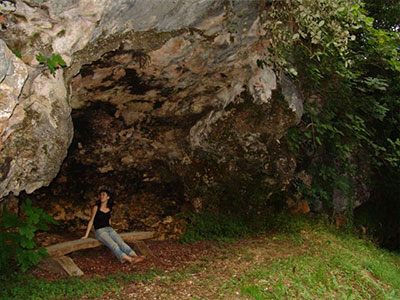 Gardens of the country cottage La Villa de Palacios in Cantabria (Spain)