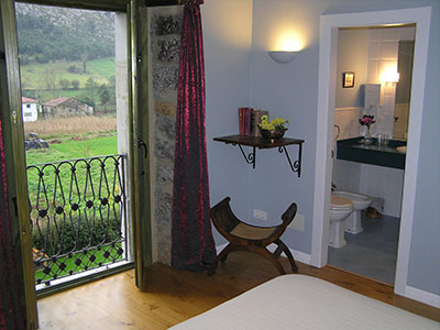 Habitación El Conejo en Casa Rural en Cantabria